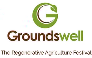 Groundswell regenerative agriculture show logo with dates of show 23 & 24 June 2021