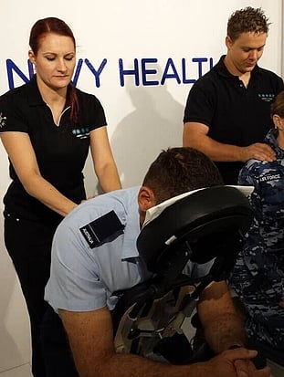 Trade Stands - Attract visitors to your expo stand with relaxing shoulder and neck massages — they won’t want to leave!