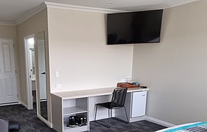 Room features - Each room has a small bar fridge, kettle, toaster, hairdryer, smart television and desk.  Plus access to our WIFI at no additional cost.