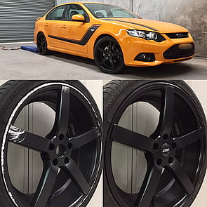 painted alloy mag wheel repair sydney