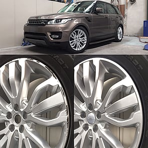 painted alloy wheel mag repair sydney