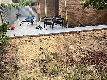 Before - Composite Decking Installation