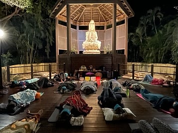 Outside at the Buddha Sanctuary