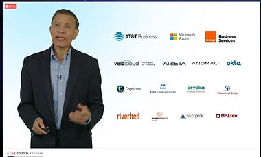 Jay Chaudry presenting Technology Partners at Zenith Live