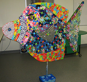 GIANT RECYCLED FISH
