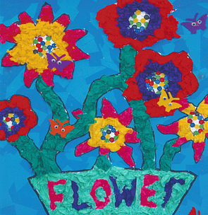 PAPER FLOWER PICTURE