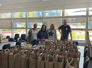 The super chuter in action