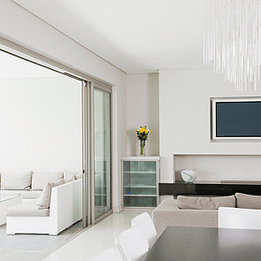 A new lounge room added to existing home