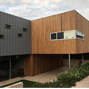 Combining metal and timber cladding in a second storey extension