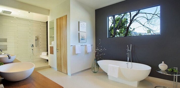 Counter top basin and Free Standing Bath