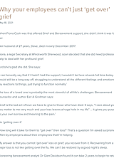 Why your employees can&rsquo;t just &lsquo;get over&rsquo; grief