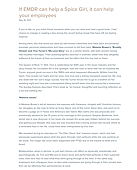 If EMDR can help a Spice Girl, it can help your employees