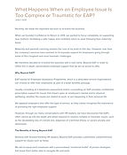 What Happens When an Employee Issue Is Too Complex or Traumatic for EAP?