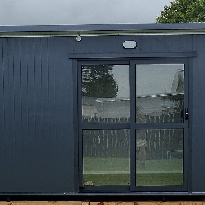 3.6m x 2.4m Black Short End Ranchslider