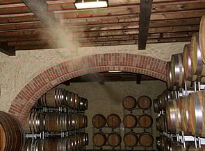 Wine Cellar and Barrel Room Humidification With Misting