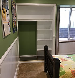 built-in robe cupboard wardrobe get hammered builder carpenter narellan vale campbelltown oran park cobbitty