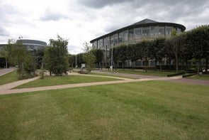 Stockley park is one of the largest business park developments to have taken place in the London area in recent years. Although the business park is set in a well landscaped setting with plenty of greenery and and adjacent golf course, one of the key advantages of Stockley park is that it is so close to Heathrow airport.