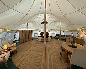 Beautifully styled interiors and cosy beds