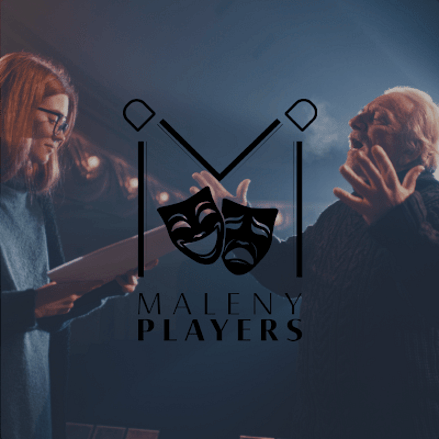 Logo design Maleny Players 