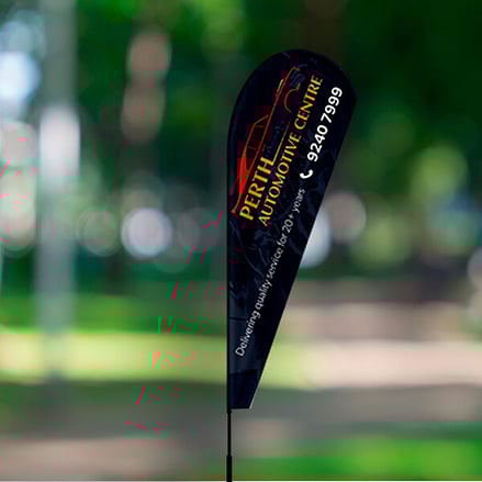 Flag design for Perth Automotive