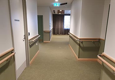 Wallpaper in hallway