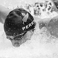 AquaBlack Sam Perry has swam for St Peter's Swimming Club