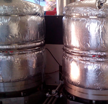 DISTILLATION - Distillation systems we have designed to give us our special vacuum distilled oils.