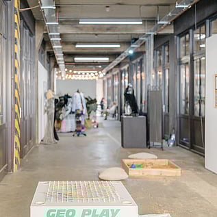 Communal space at Gorst Studios