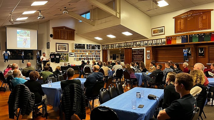 ACT awards evening, June 2022 - Guest speaker Dom Harvey