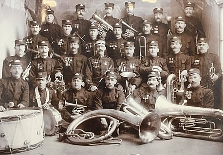 1903 Hinemoa New Zealand Representative brass Band