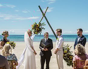 Kiera + Daniel - Intimate Elopement at Oneroa Beach