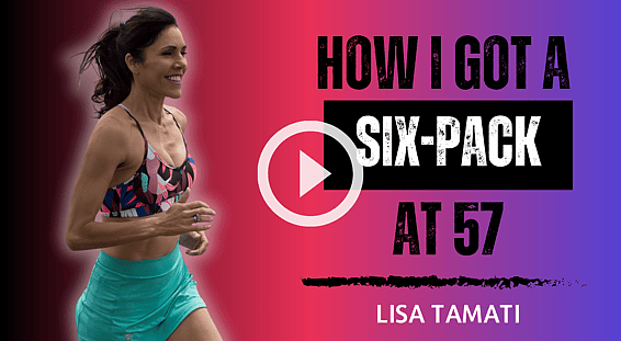 Podcast episode thumbnail - How to Get a Six Pack After 40 with Lisa Tamati