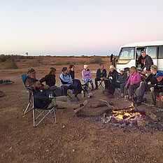 Camp night Birdsville Track