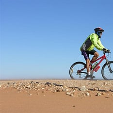 Rider in the Outback