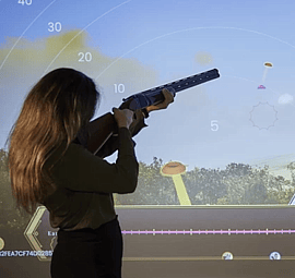 Clay pigeon shoot game experience