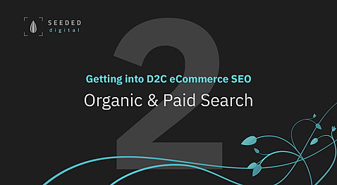 Episode 2 - Organic & Paid Search - Getting into D2C eCommerce SEO video series