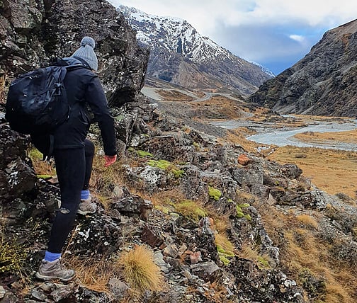 Southern Geophysical Ute in snow in Kyoto