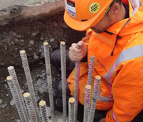 Scientist Pile Testing