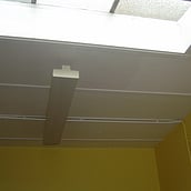 Asbestos cement containing strammit board