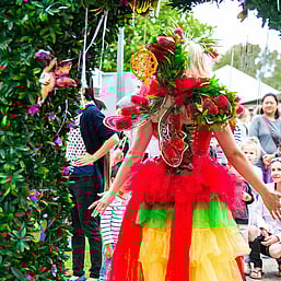 Watermelon Fairy in Garden