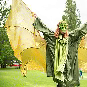 Green Dragon Dress Up