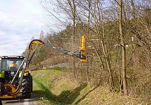 High-speed cutting head for shrubs and branches KD