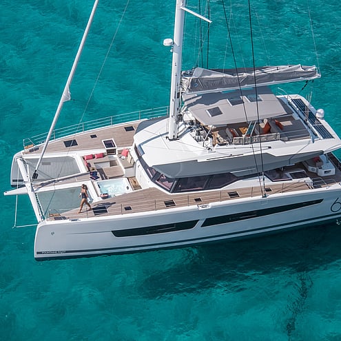 Luxury catamaran in Croatia