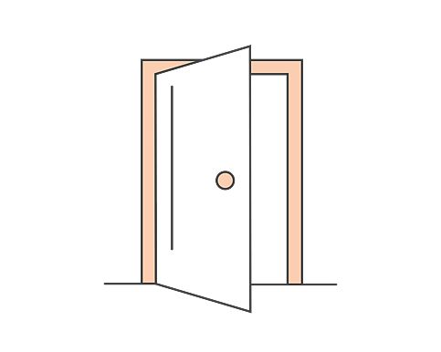 Timber and aluminium doors