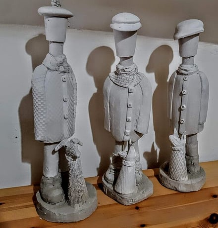 Ceramic figures by Steph Jamieson