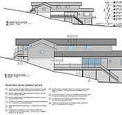 Beach House West Elevation.