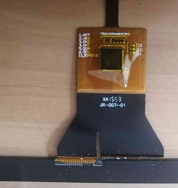 FPC tail mounted SMD controller IC