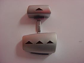 Double shot injection plastic keycap