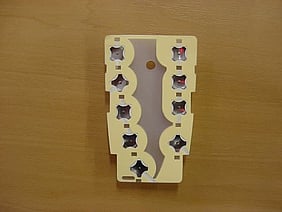 Silicone Keypad with snap metal domes