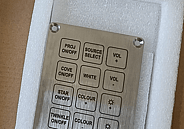 Anti-ligature theatre control panel 